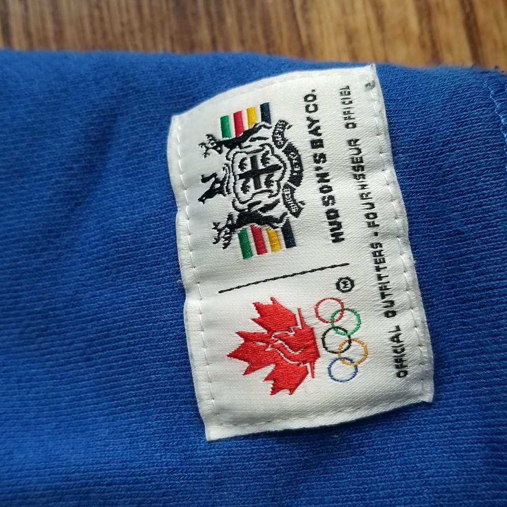 (S) HBC Hudson's Bay Co. Men's Official Canada Olympics Sweatshirt 100% Cotton - Picture 5 of 10